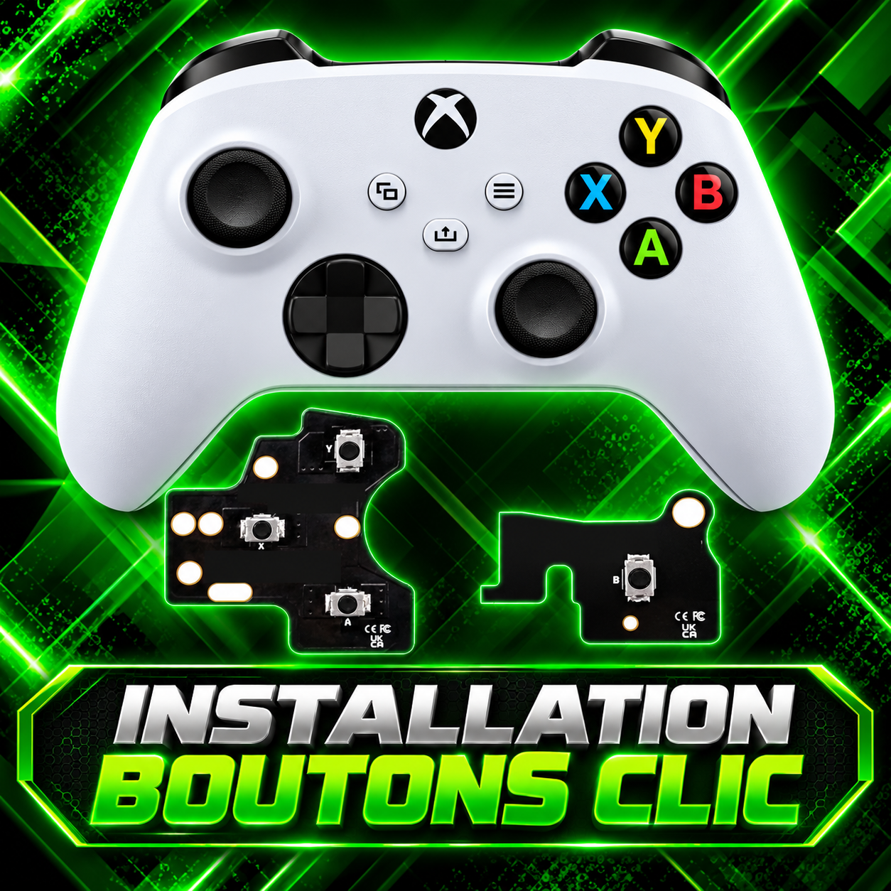 POSE BOUTONS CLIC